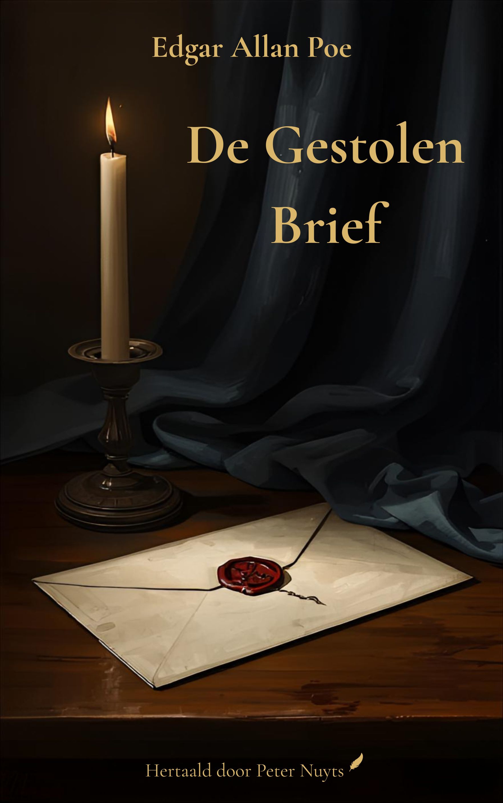 Omslag van De Gestolen Brief door Edgar Allan Poe